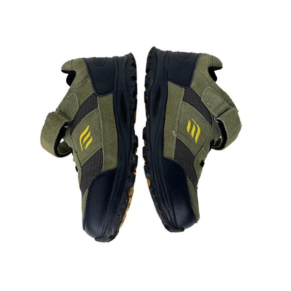 Mt. Emey Orthopedic Shoes Sneakers 3301-7L Green Black Youth 5‎ Extra Wide - Picture 7 of 9